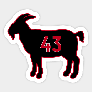 Pascal Siakam Toronto Goat Qiangy Sticker